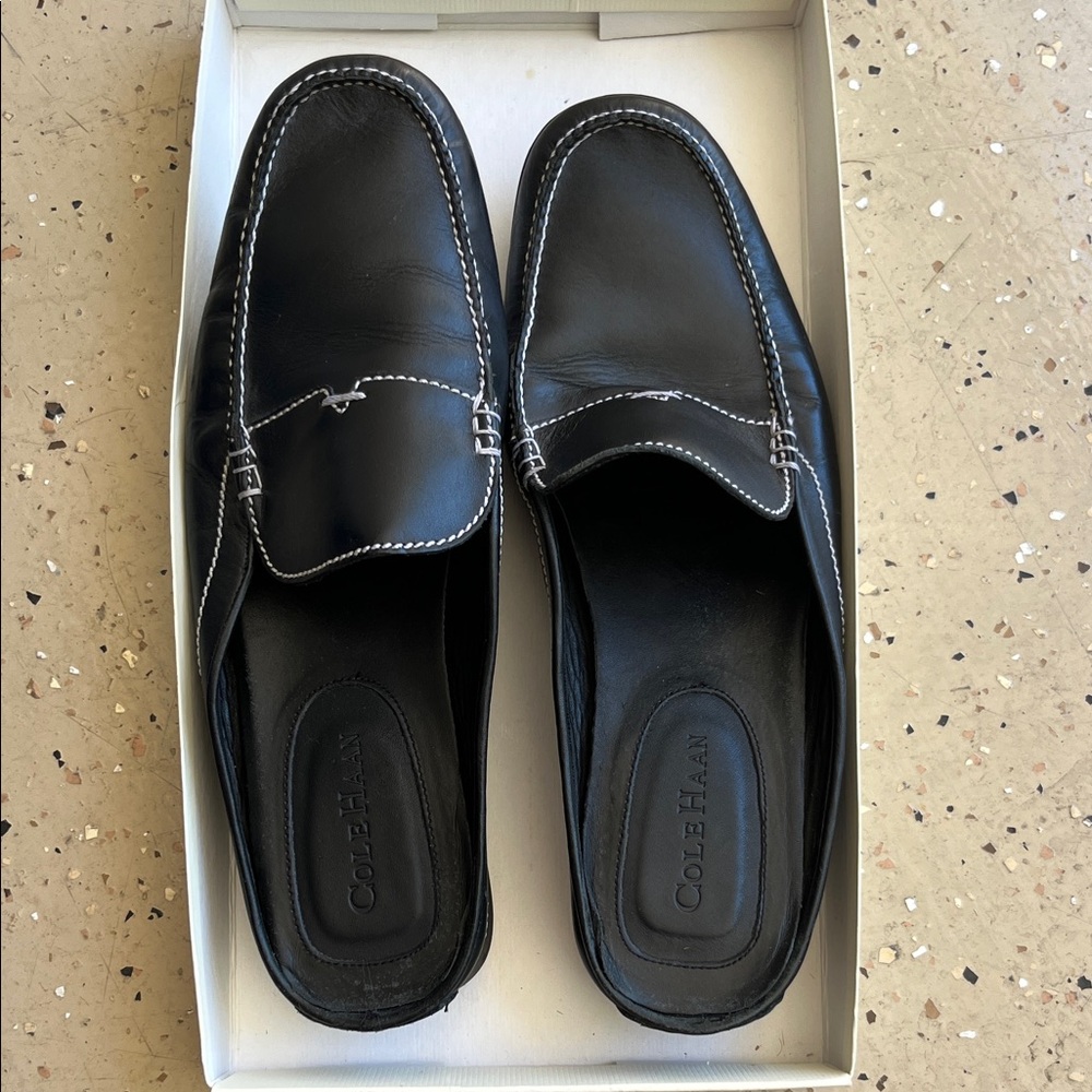 Cole Haan women’s Black Slip-On Loafers